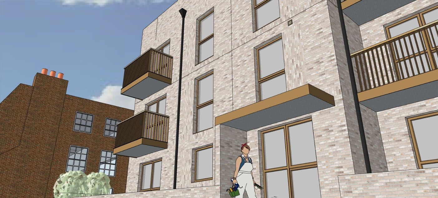 26no New Flats and works to widen the highway 4