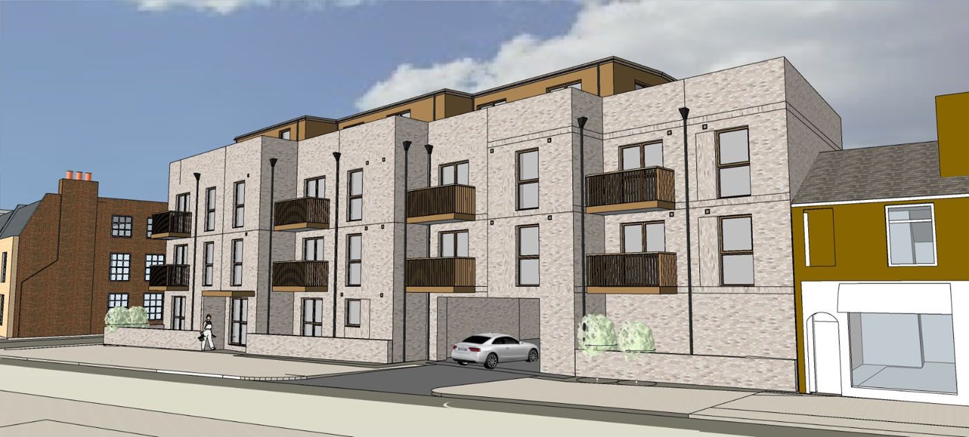 26no New Flats and works to widen the highway 5